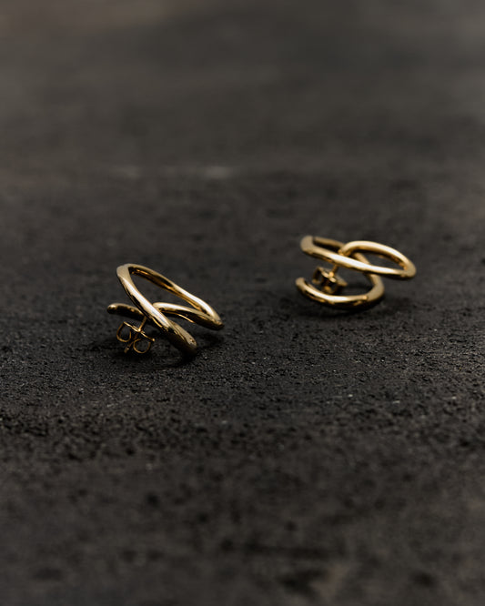 Kara Yoo Maeva Earrings, Gold