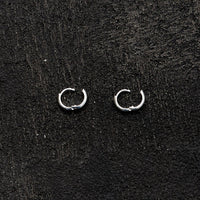 Kara Yoo Norma Huggie Hoops, Sterling Silver