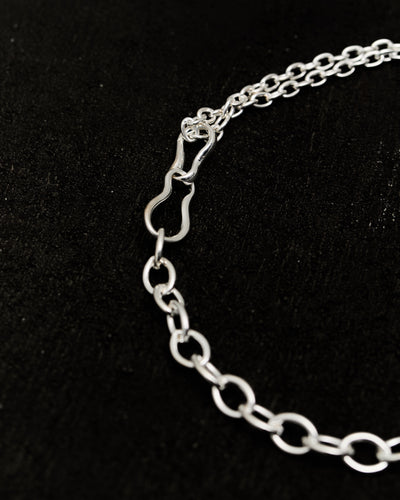 Kara Yoo Ramona Necklace, Silver Plated Brass