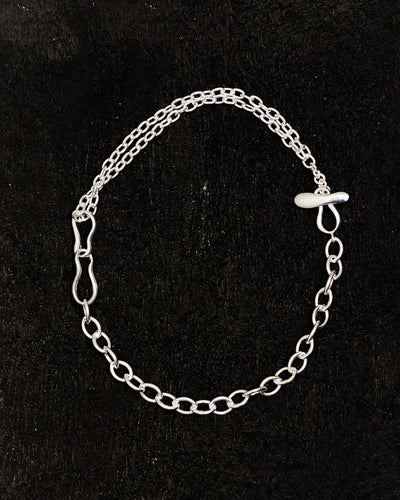 Kara Yoo Ramona Necklace, Silver Plated Brass