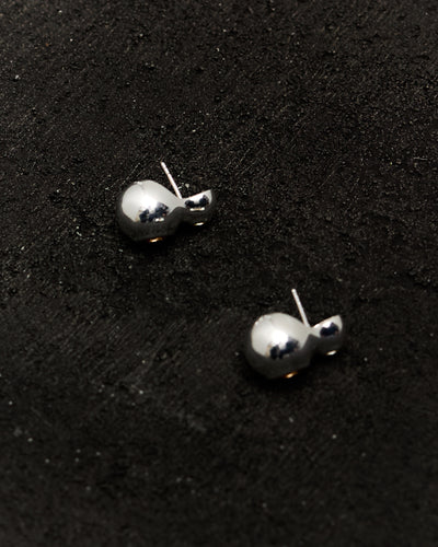 Kara Yoo Sasha Earrings, Coffee / Sterling Silver