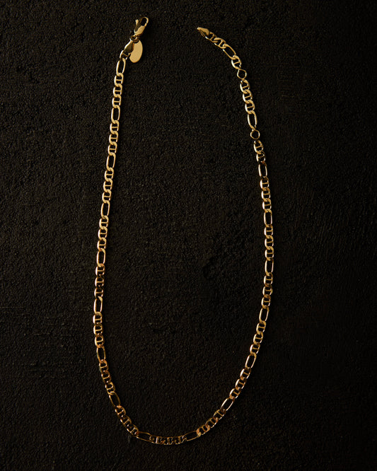 Kara Yoo Slim Gio Necklace, Yellow Gold