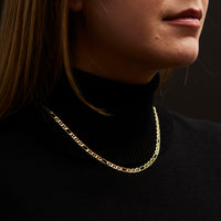 Kara Yoo Slim Gio Necklace, Yellow Gold