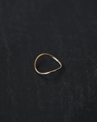 Kara Yoo Wave Stacking Ring, Yellow Gold