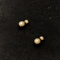 Kara Yoo Willa Studs, Gold Plated Brass