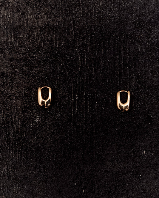 Kara Yoo Lennox Hoops, Gold Plated Brass
