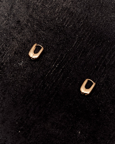 Kara Yoo Lennox Hoops, Gold Plated Brass