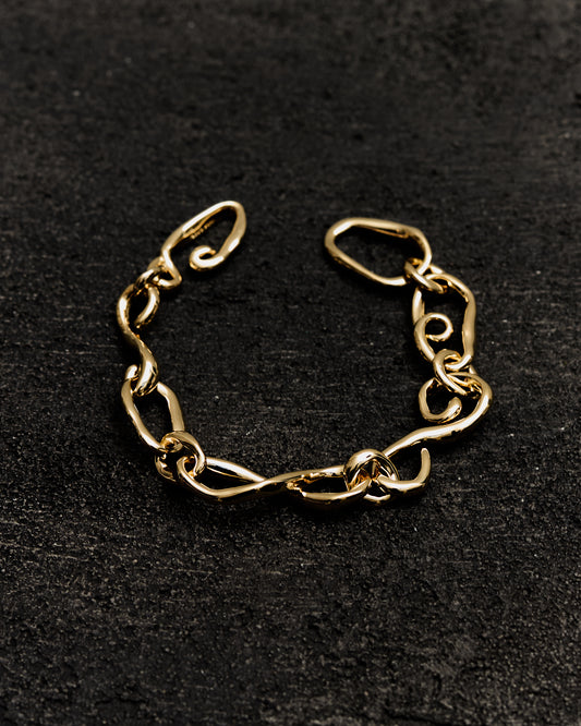 Kara Yoo Sabine Bracelet, Gold Plated Brass