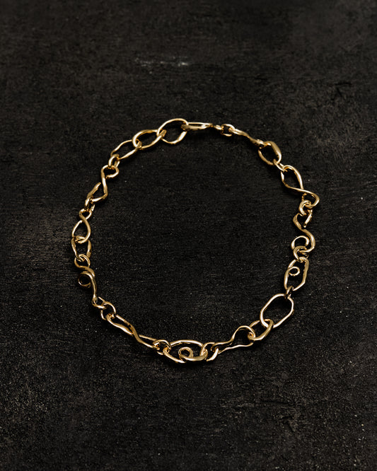 Kara Yoo Sabine Necklace, Gold Plated Brass