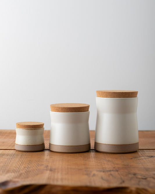 Kinto Ceramic Canister, White – Glasswing
