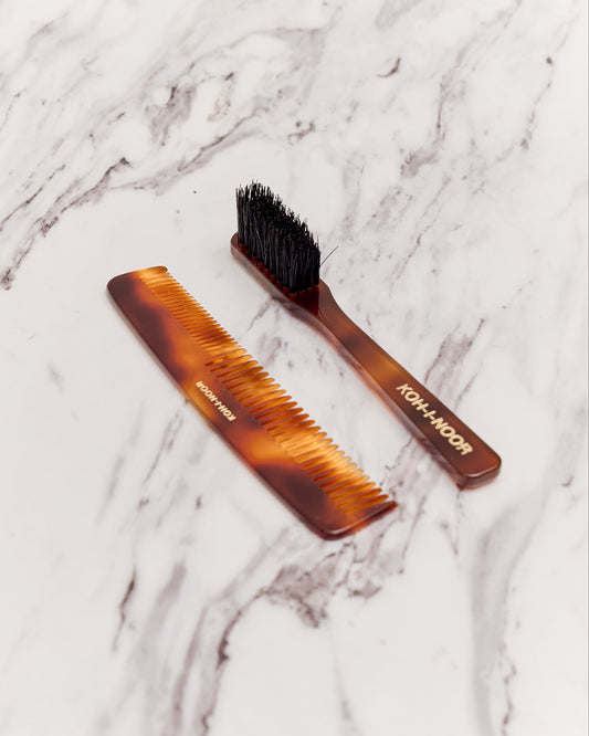Koh-I-Noor Jaspè Beard & Mustache Grooming Set