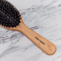 Koh-I-Noor Legno Hair Brush with Boar Bristles and Nylon Pins