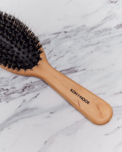 Koh-I-Noor Legno Hair Brush with Boar Bristles and Nylon Pins