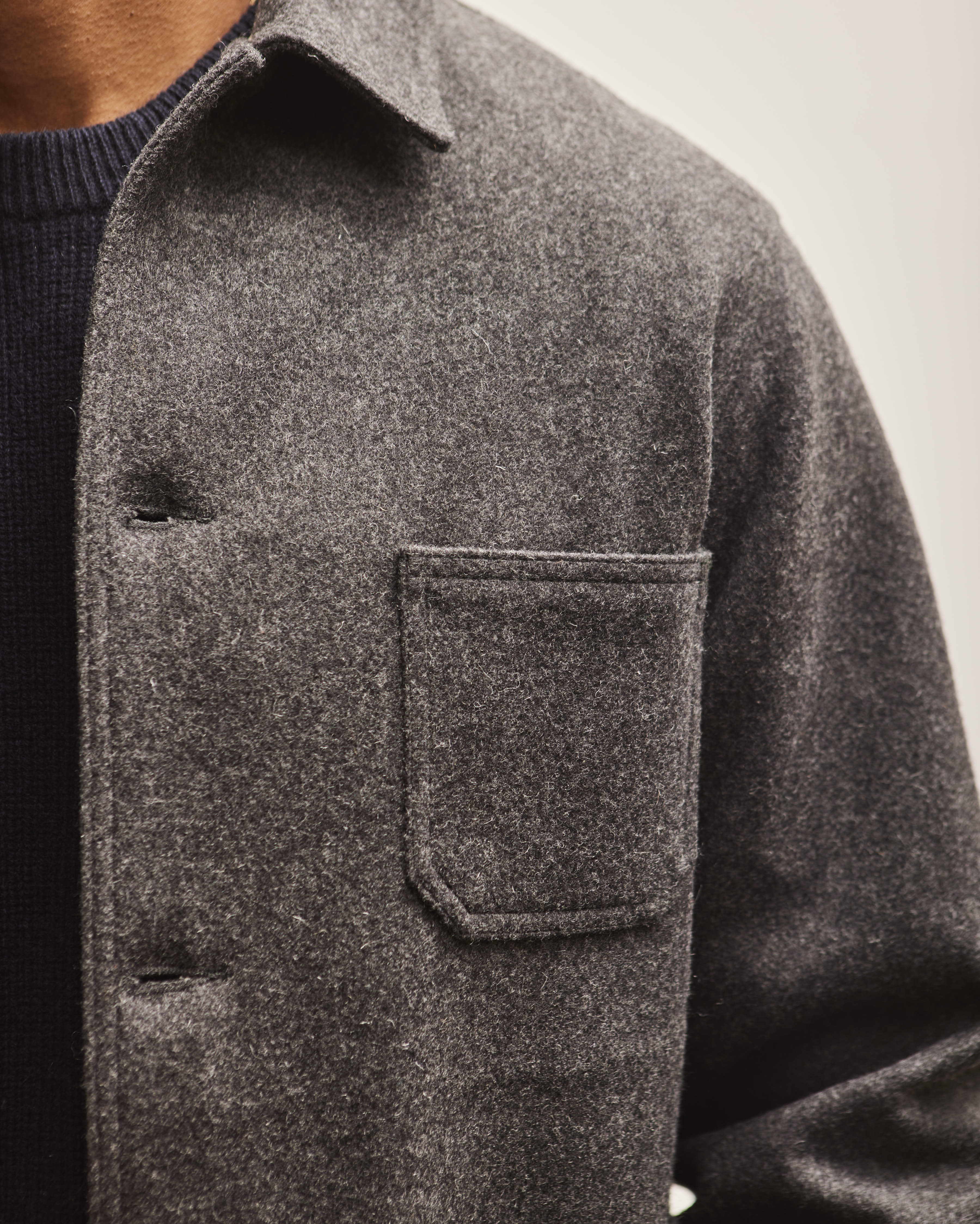 La Paz Baptista Jacket, Dark Grey Mesc – Glasswing