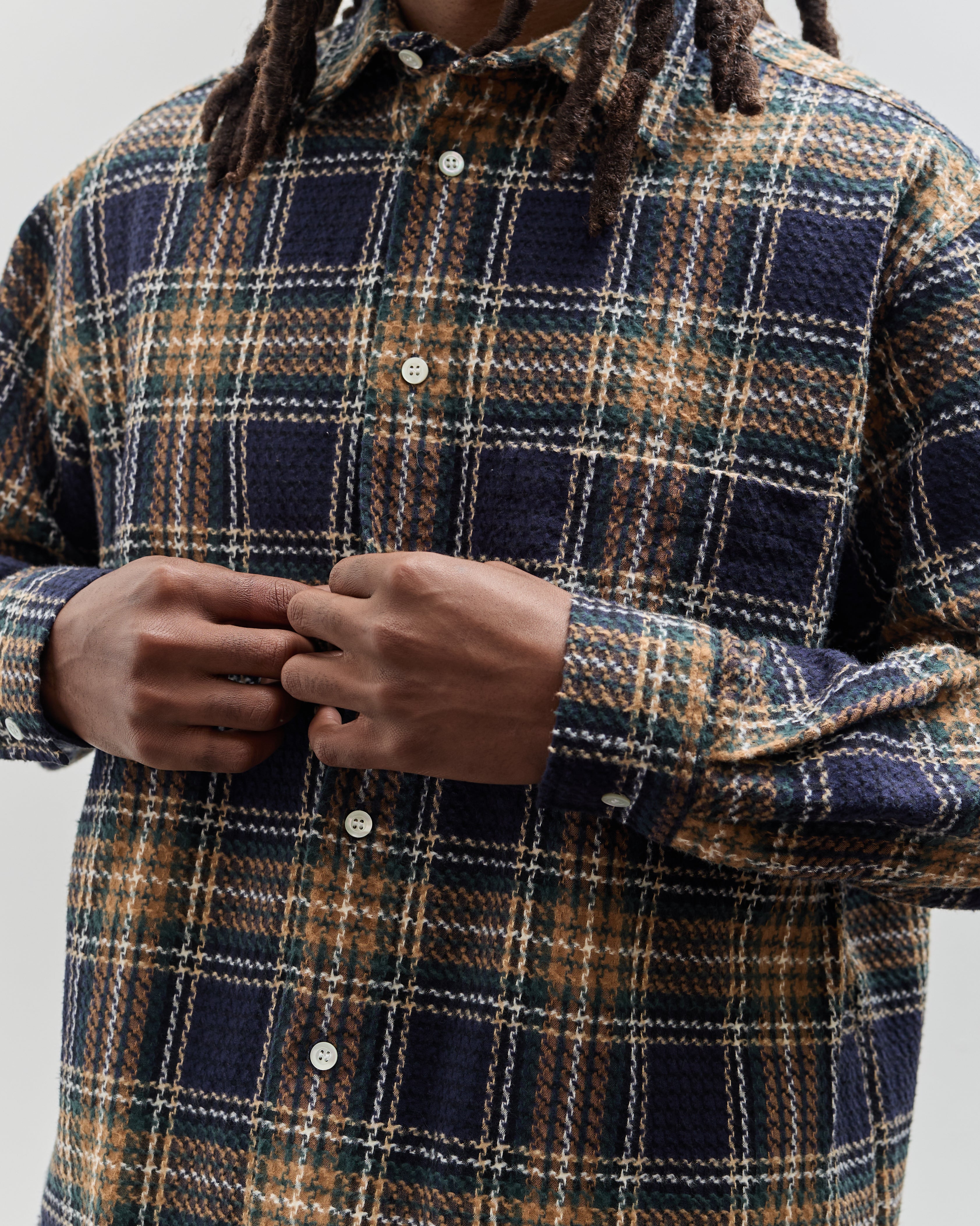 La Paz Carvalho, Navy Checks – Glasswing La Paz Carvalho, Navy Checks – Glasswing
