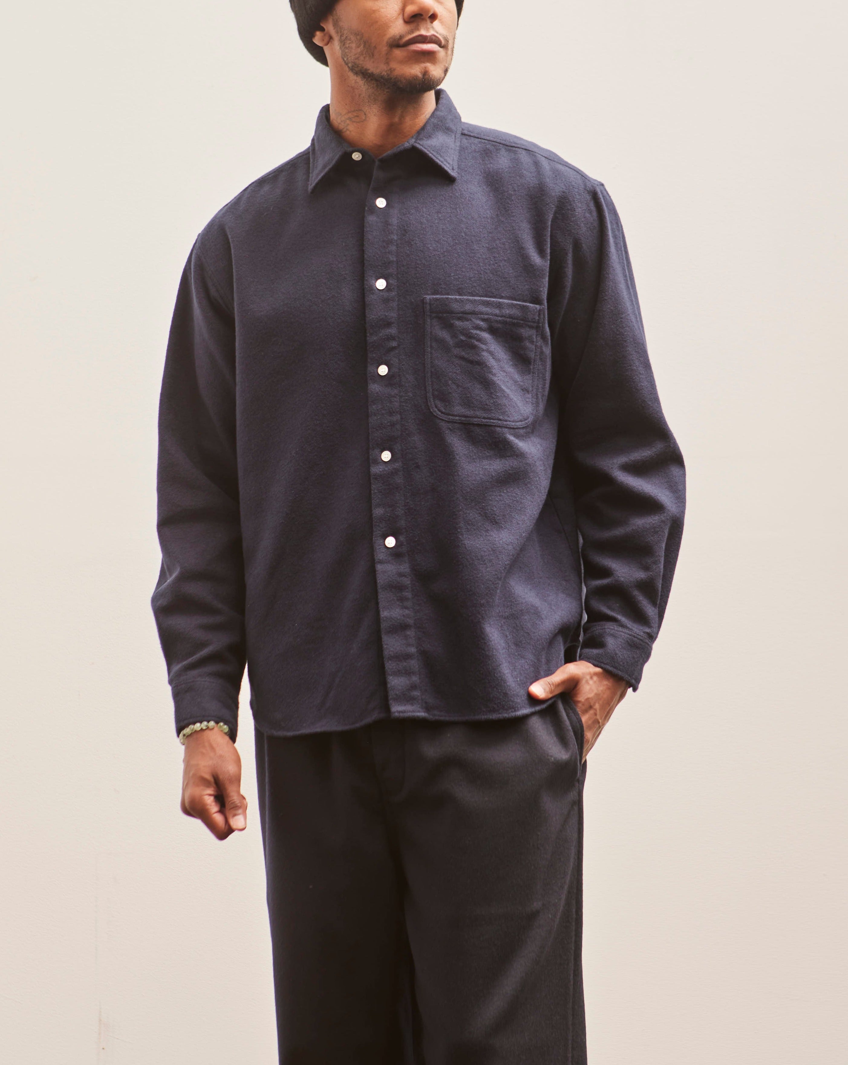 La Paz Carvalho Shirt, Dark Navy – Glasswing