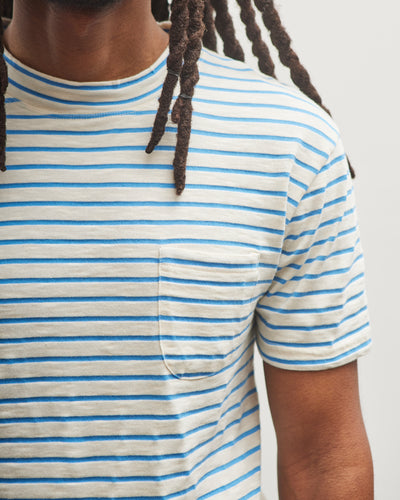 La Paz Guerreiro Shirt, Azure Stripes