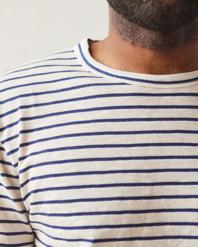 La Paz Guerreiro Unisex Tee, Blue Stripes