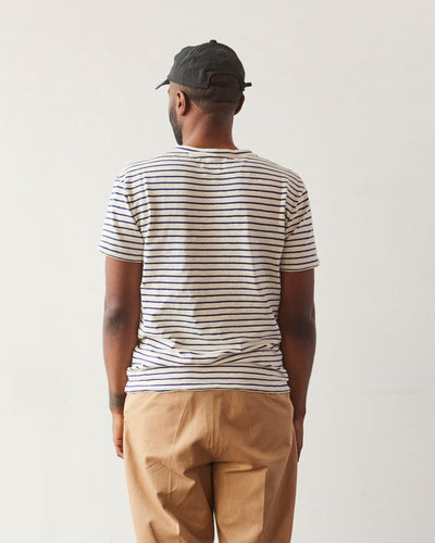 La Paz Guerreiro Unisex Tee, Blue Stripes