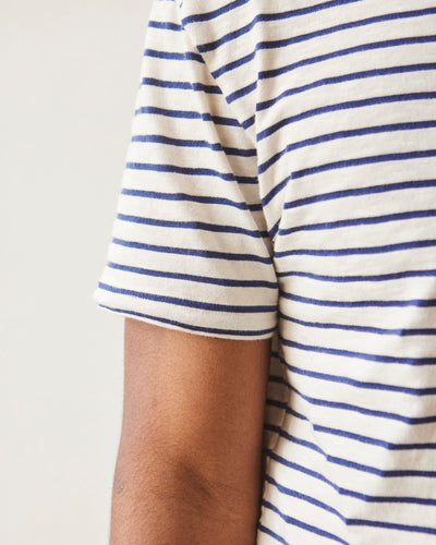 La Paz Guerreiro Unisex Tee, Blue Stripes