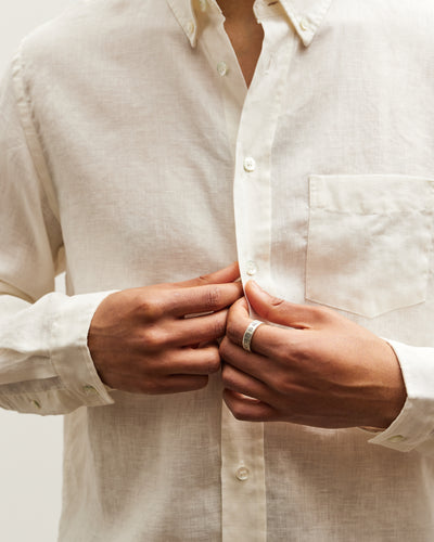 La Paz Linen Branco Shirt, Ecru