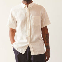 La Paz Linen Ribeiro Shirt, Ecru