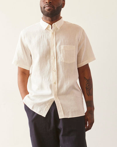 La Paz Linen Ribeiro Shirt, Ecru