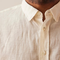 La Paz Linen Ribeiro Shirt, Ecru