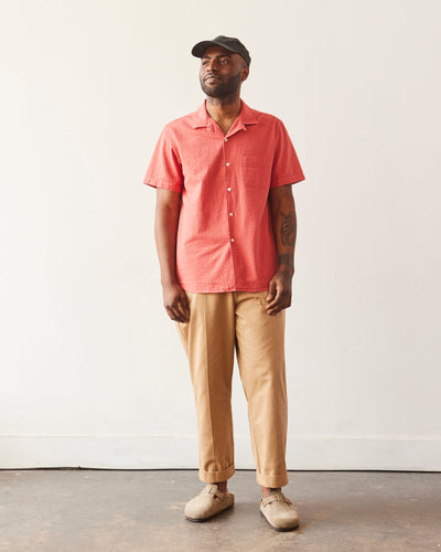 La Paz Silveira Panama Shirt, Spiced Coral