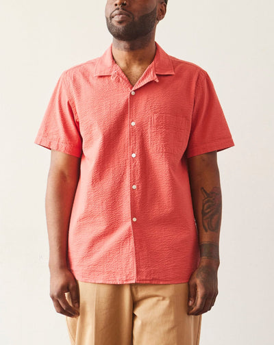 La Paz Silveira Panama Shirt, Spiced Coral