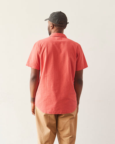 La Paz Silveira Panama Shirt, Spiced Coral