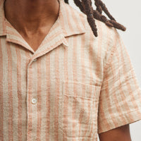 La Paz Silveira Shirt, Clay Stripes