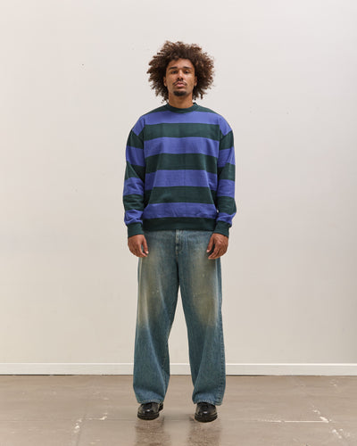 La Paz Paiva, Dark Green / Yves Blue Stripe