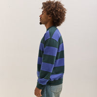 La Paz Paiva, Dark Green / Yves Blue Stripe