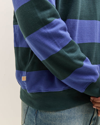 La Paz Paiva, Dark Green / Yves Blue Stripe