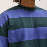 La Paz Paiva, Dark Green / Yves Blue Stripe