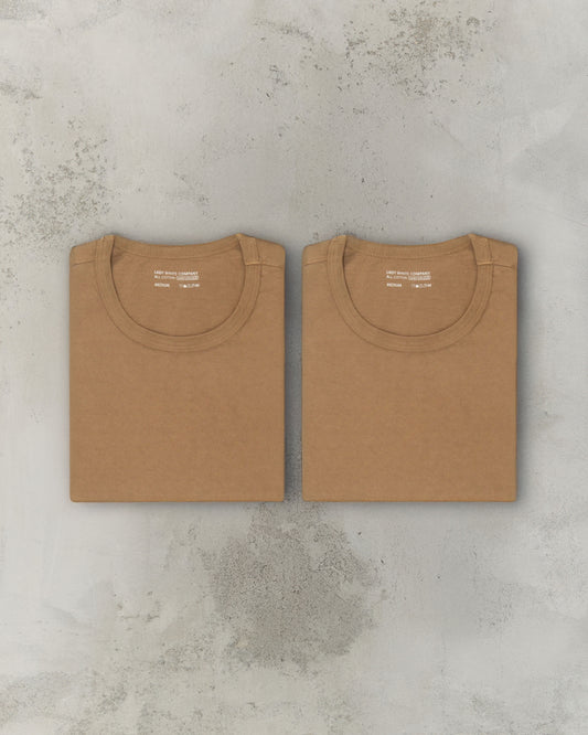 Lady White Co. Our T-Shirt 2-Pack, Cashew