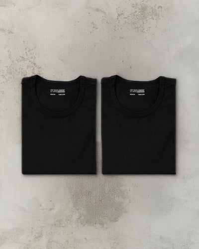 Lady White Co. Our T-shirt 2-Pack, Black
