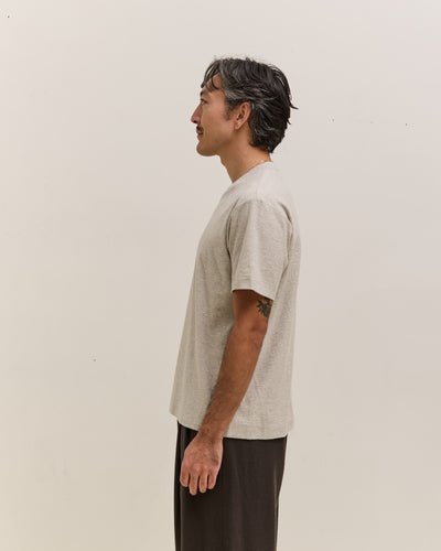 Lady White Co. Nep T-Shirt, Grey Melange