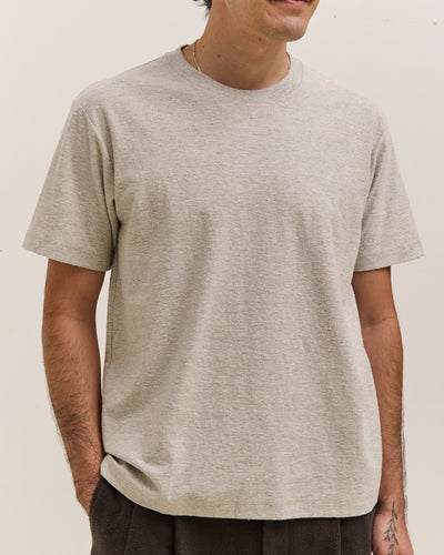 Lady White Co. Nep T-Shirt, Grey Melange