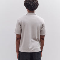 Lady White Co. Interlock Two Button Polo, Solar Grey