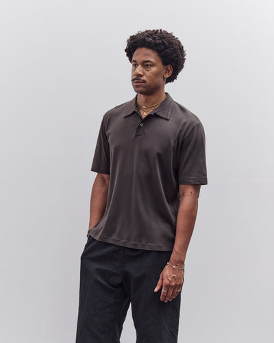Lady White Co. Interlock Two Button Polo, Flint