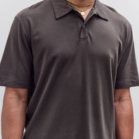 Lady White Co. Interlock Two Button Polo, Flint