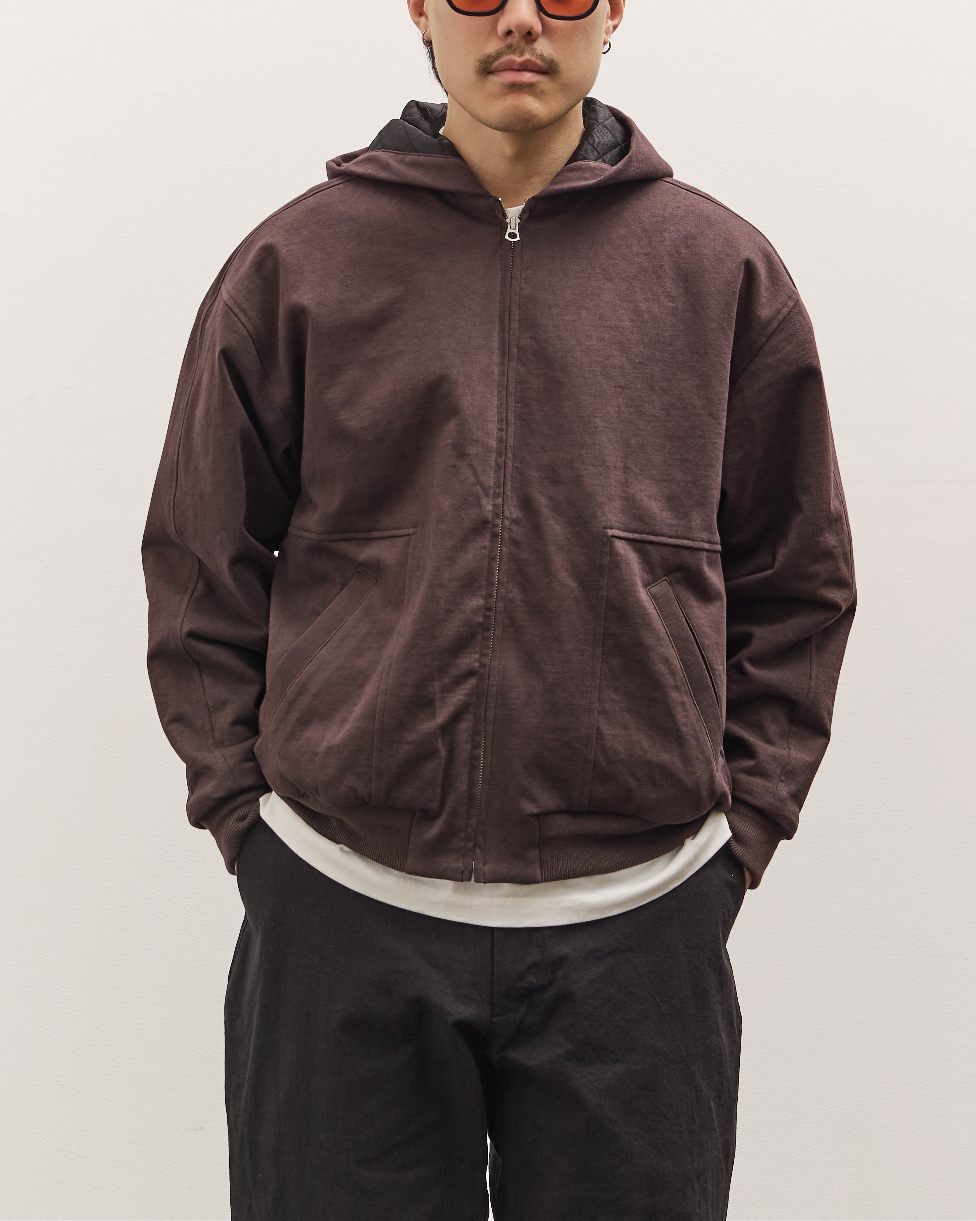 n*中様 THETOE Breite Shaggy Jacket 2025AW Lady White Co. Barrington Jacket, Black Mushroom – Glasswing