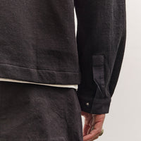 Lady White Co. Double Knit Zip Shirt, Black