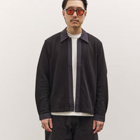 Lady White Co. Double Knit Zip Shirt, Black