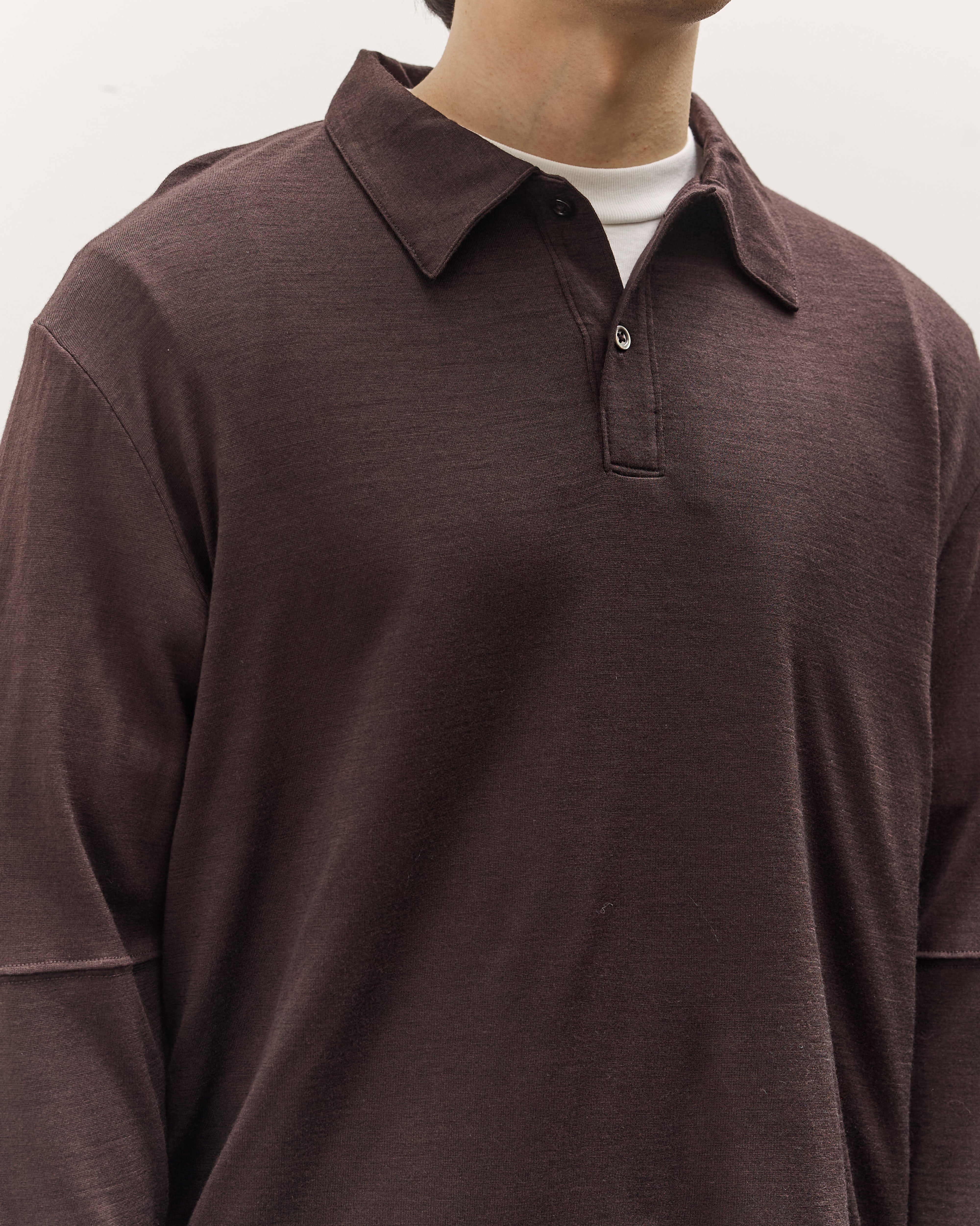 Lady White Co. Wool Jersey Polo, Woodberry – Glasswing
