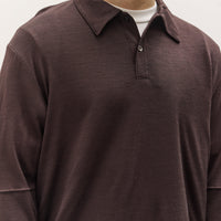 Lady White Co. Wool Jersey Polo, Woodberry