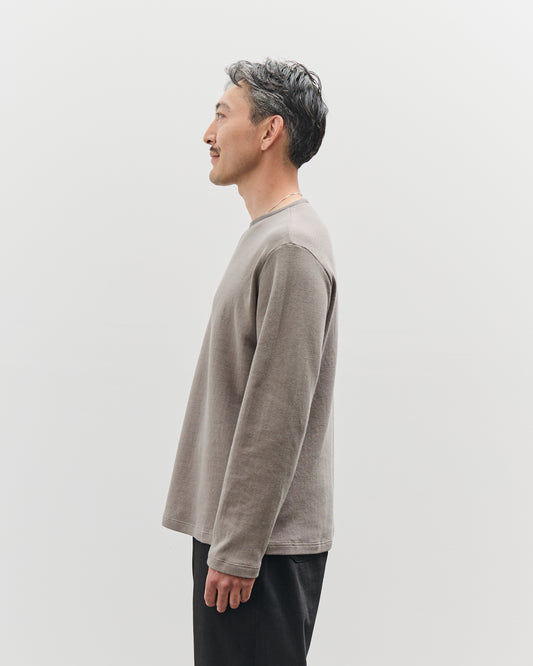 Lady White Double Knit Sweater, Anvil Grey