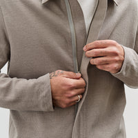 Lady White Double Knit Jacket, Anvil Grey